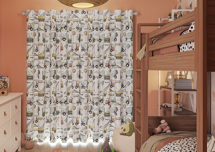 Tinker Town, Technicolour - Made to Measure Curtains - Image 7